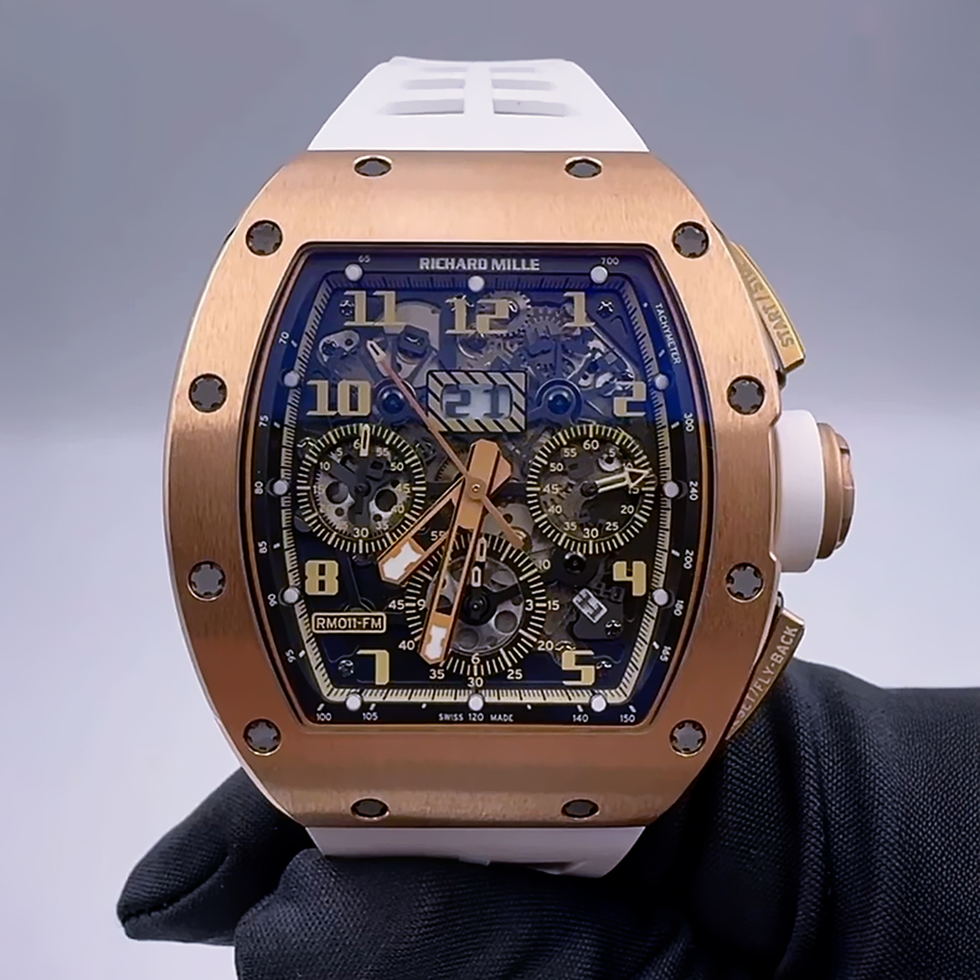 Richard Mille RM 011 IVORY Felipe Massa Rose Gold | WORLDTIMER